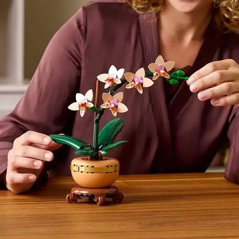 Orchid Bamboo Chrysanthemum Plum Blossom Building