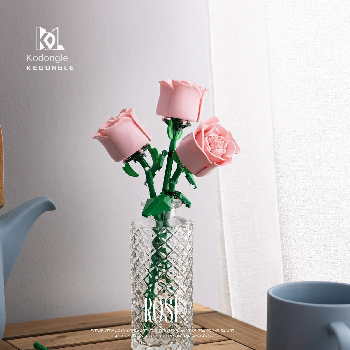 Rose, Red, Blue, Pink