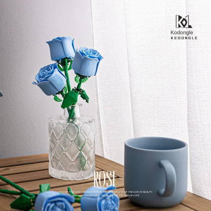 Rose, Red, Blue, Pink